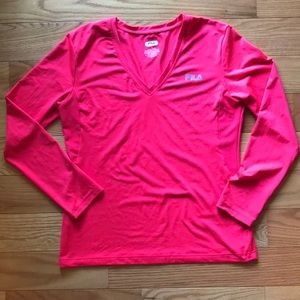 FILA Pink Long Sleeve Running Top 🏃🏻‍♀️ 💞